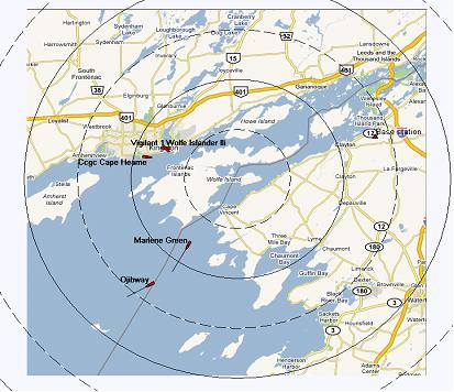 AIS ship detections